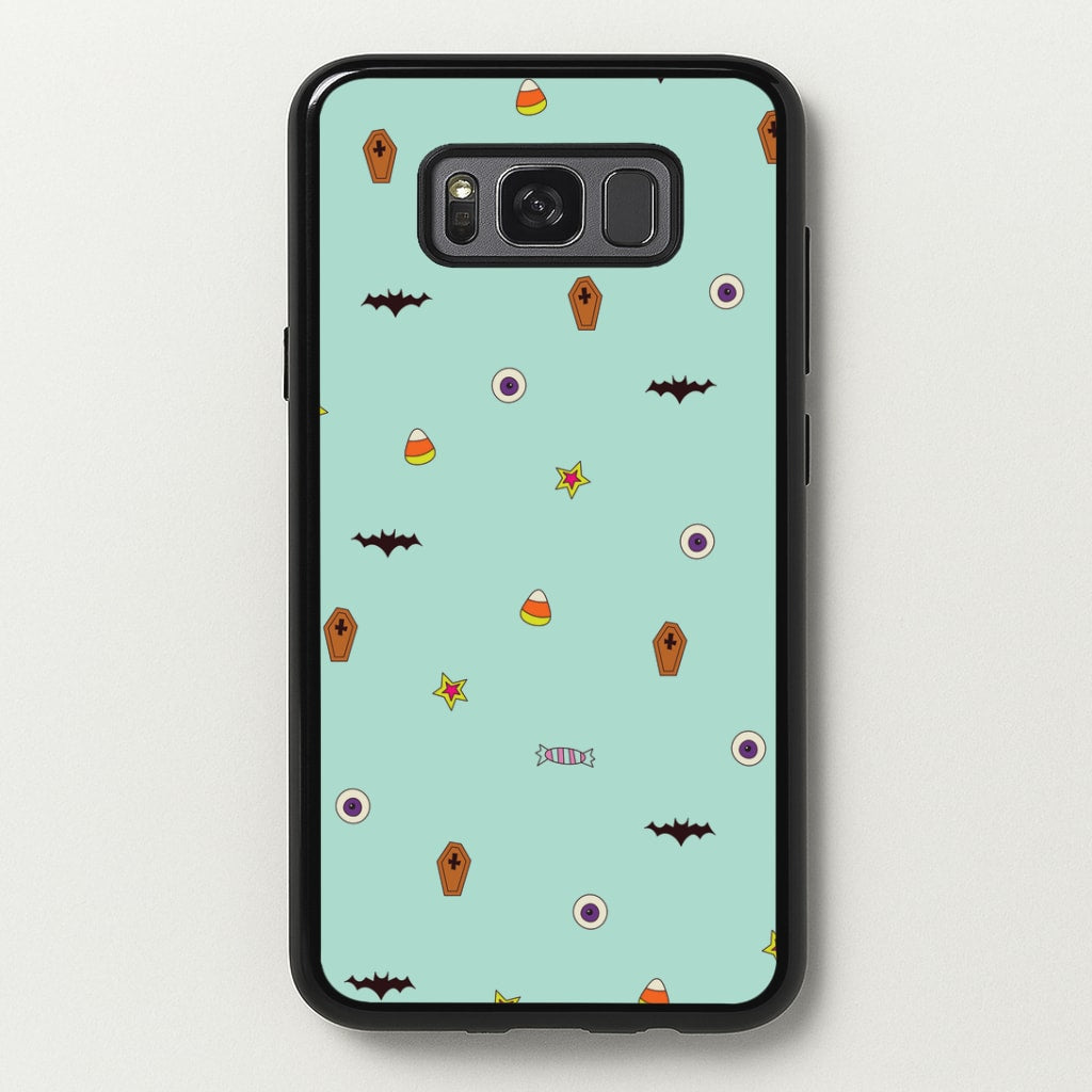 Minature Halloween Cartoons Pattern Galaxy S8 Case
