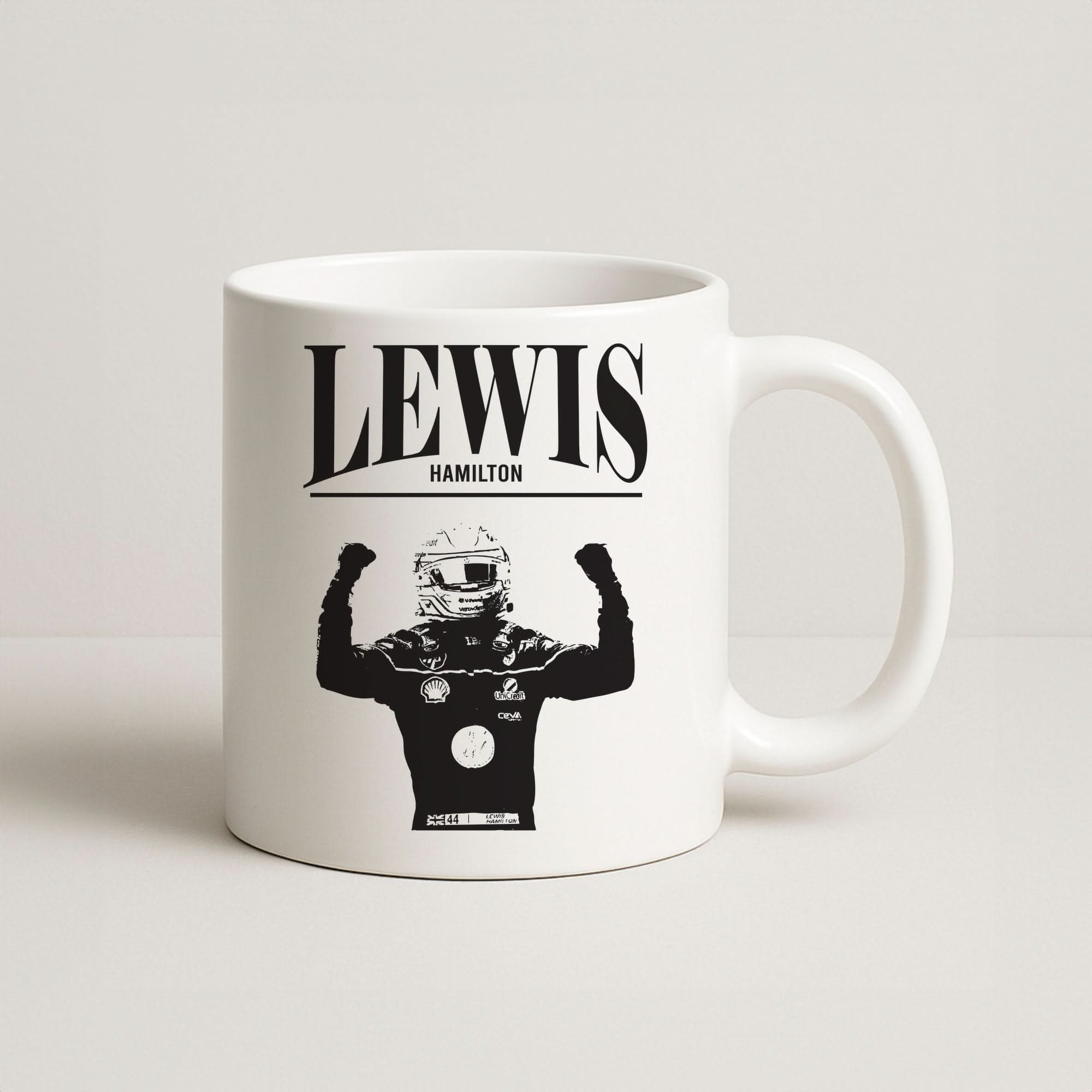 Lewis Red And Gold Coffee Mug