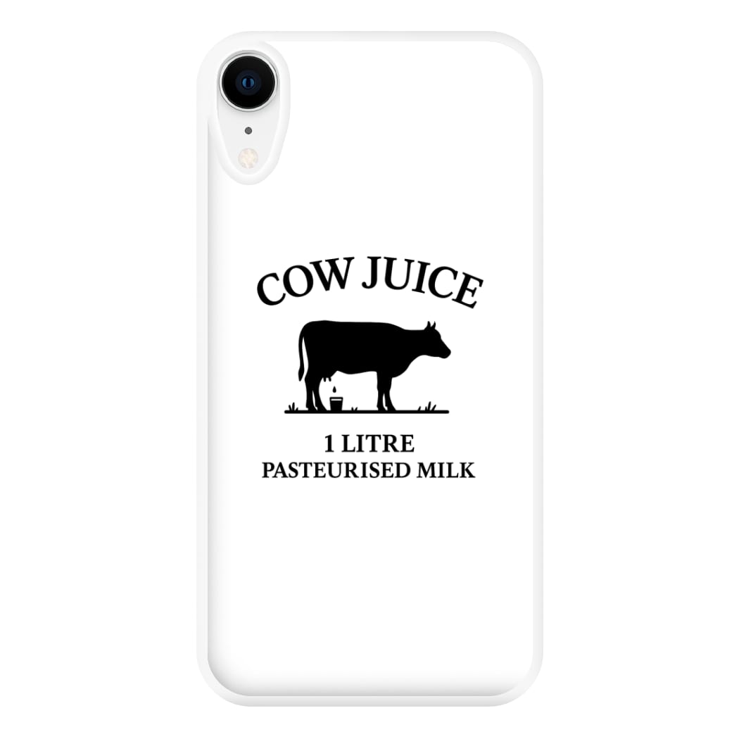 Cow Juice iPhone XR Case