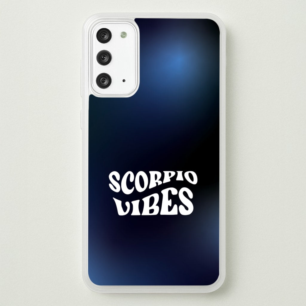 Scorpio Vibes Gradient Zodiac Galaxy Note 20 Case
