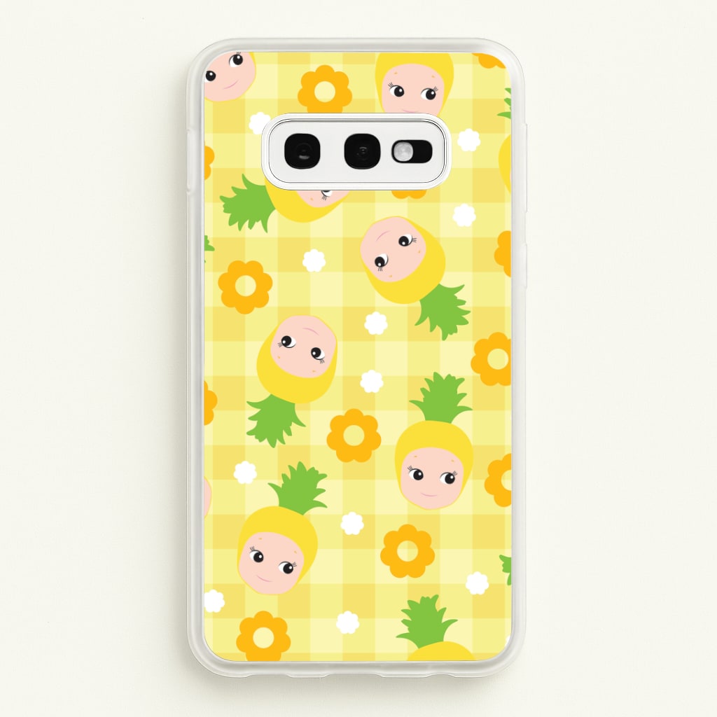 Pineapple Angel Pattern Galaxy S10e Case