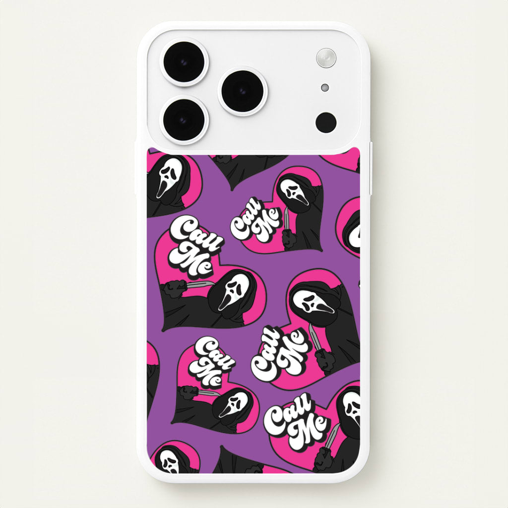 Call Me Heart Pattern iPhone 17 Pro Max Case
