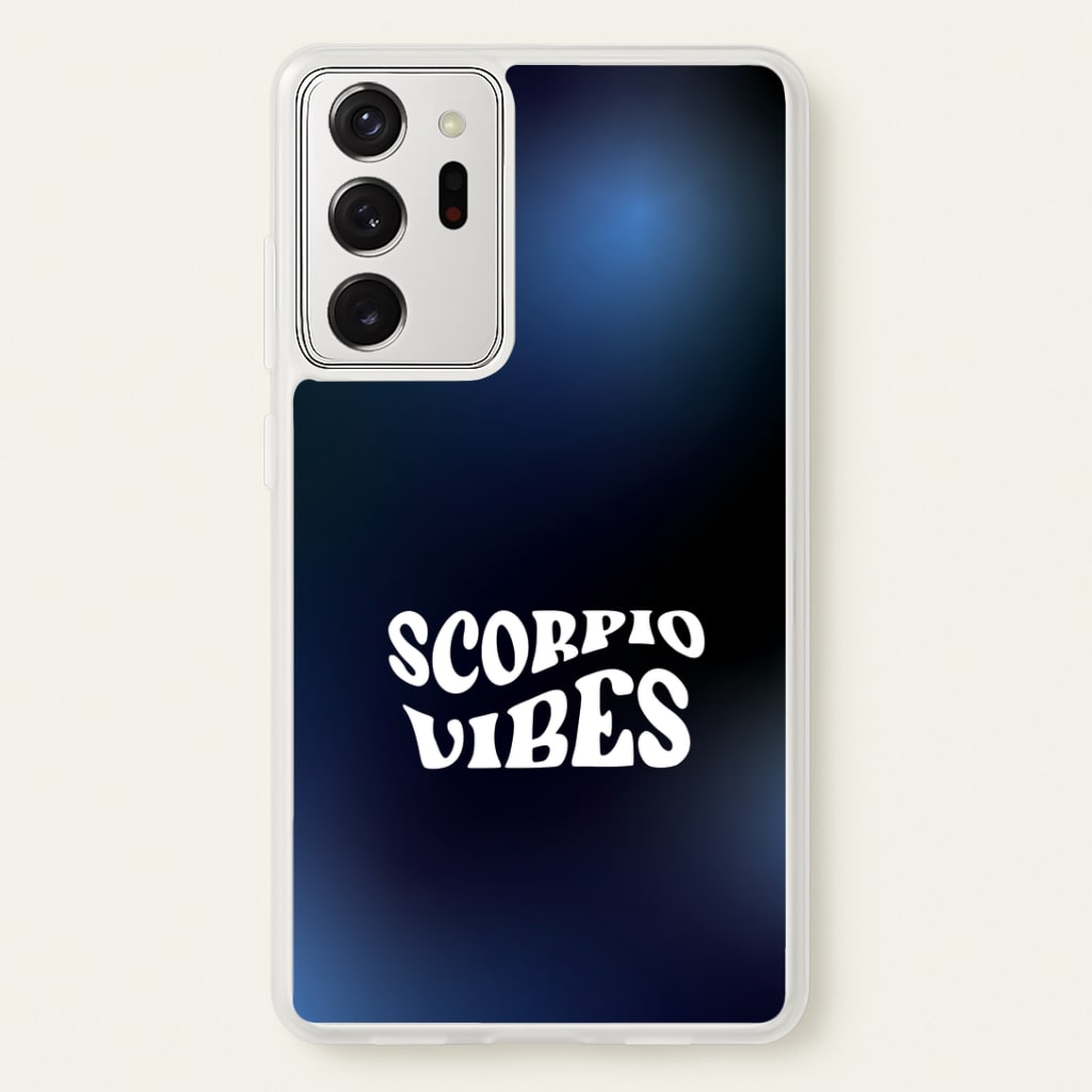 Scorpio Vibes Gradient Zodiac Galaxy Note 20 Ultra Case