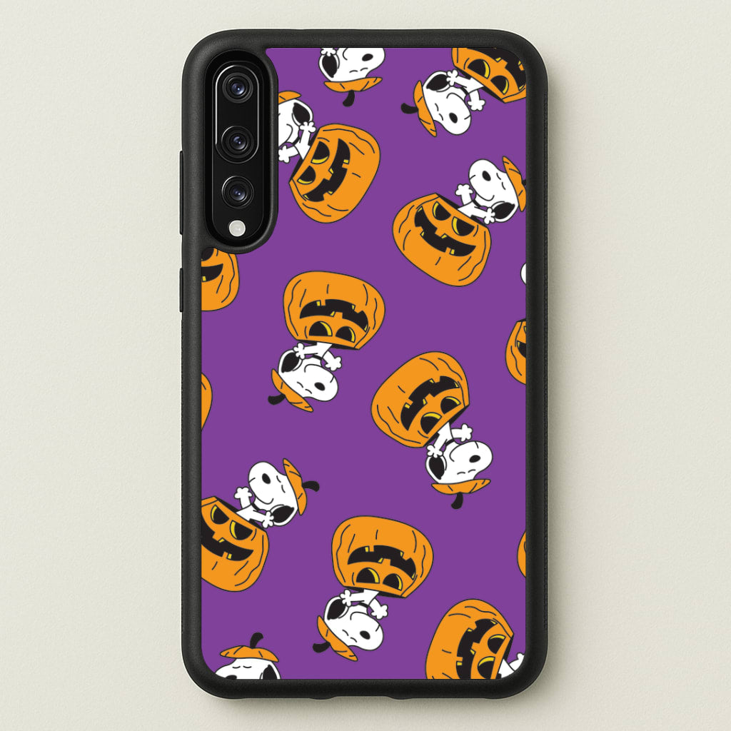 Cartoon Beagle Pumpkin Pattern Huawei P20 Pro Case