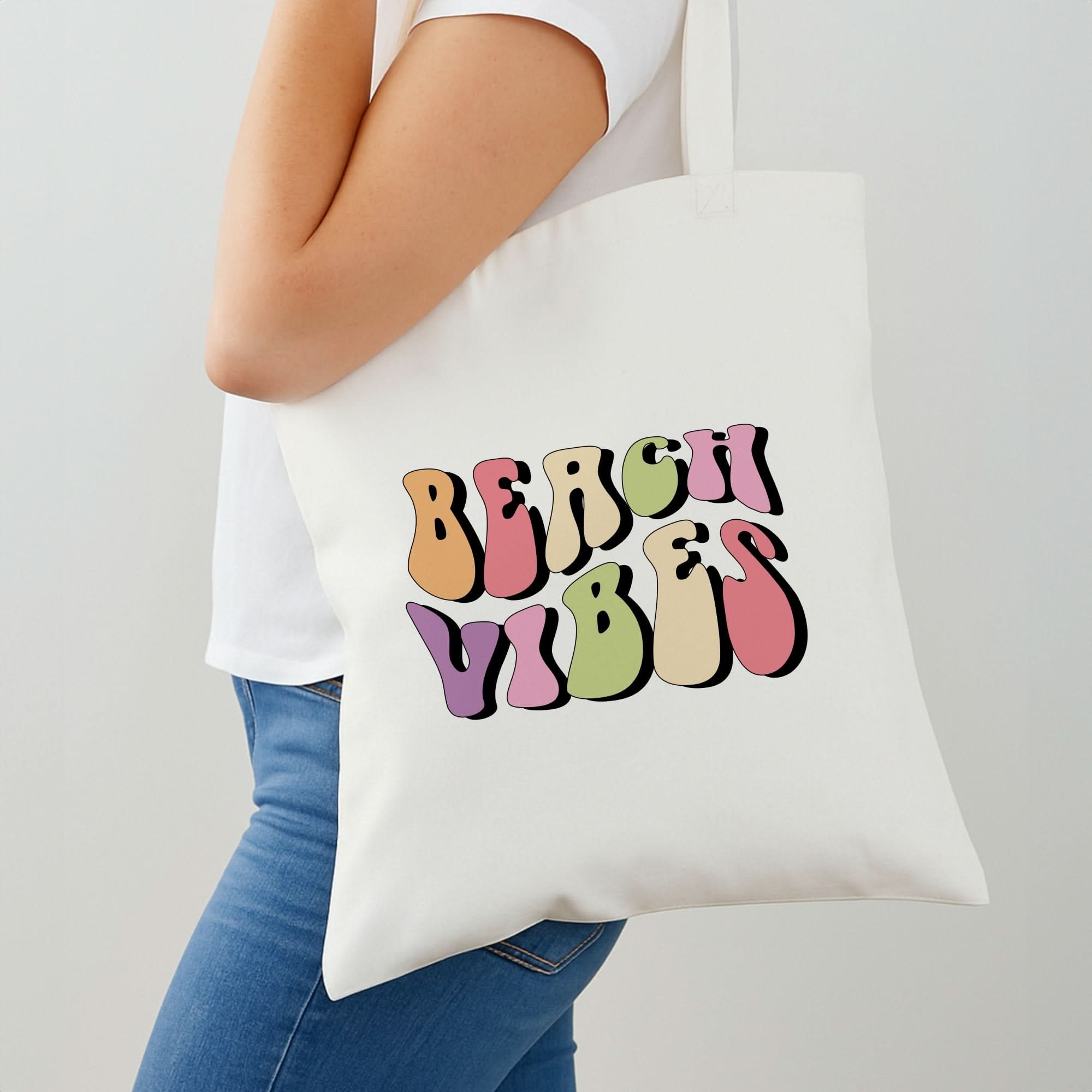 Pastel Beach Vibes Shoulder Bag