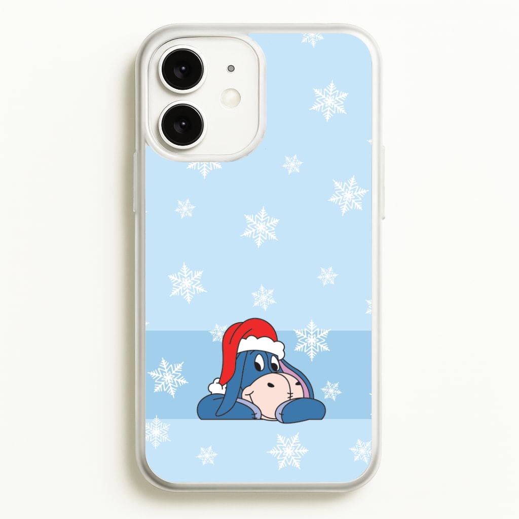 Cartoon Donkey Snowflakes iPhone 11 Case
