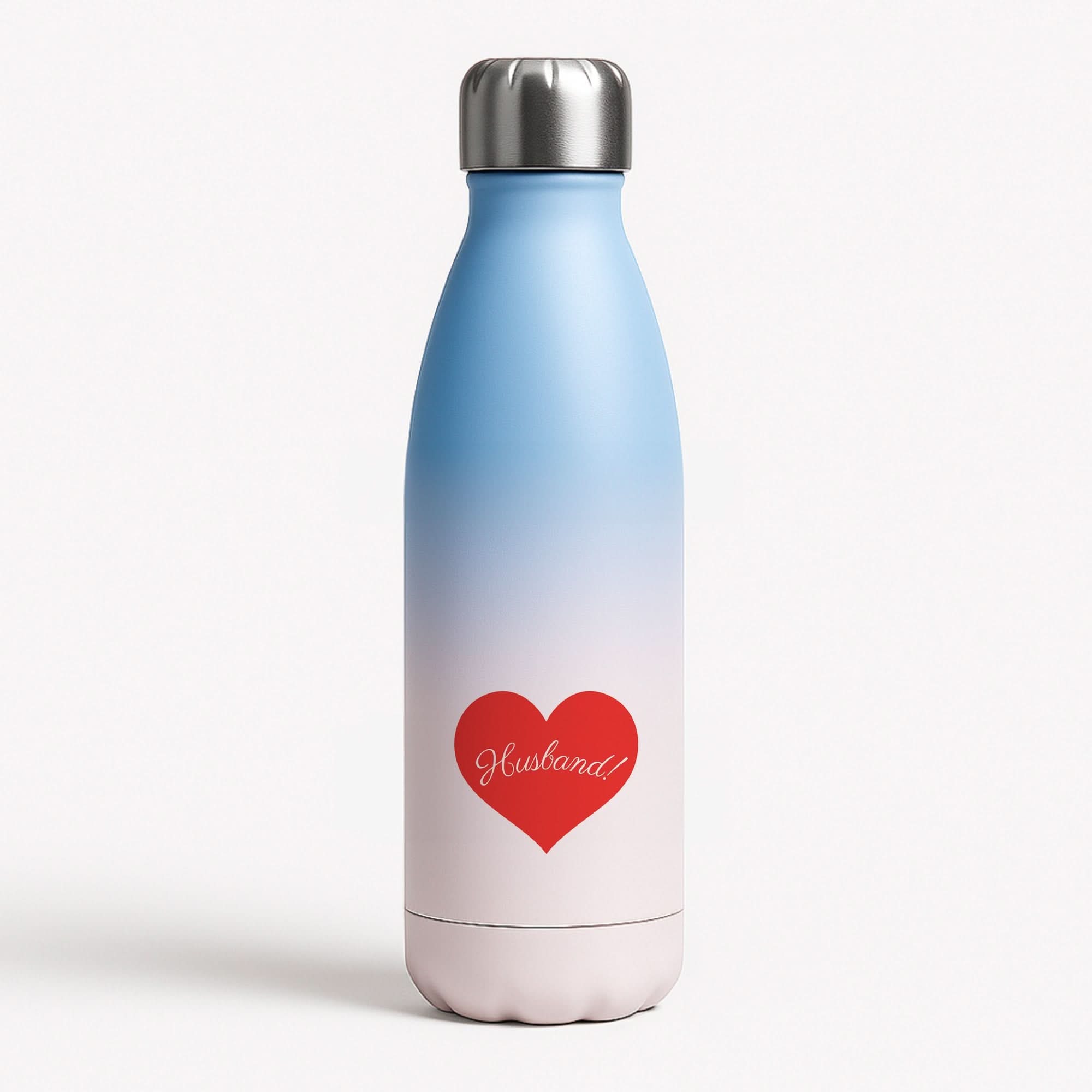 Husband! Blue Water Bottle