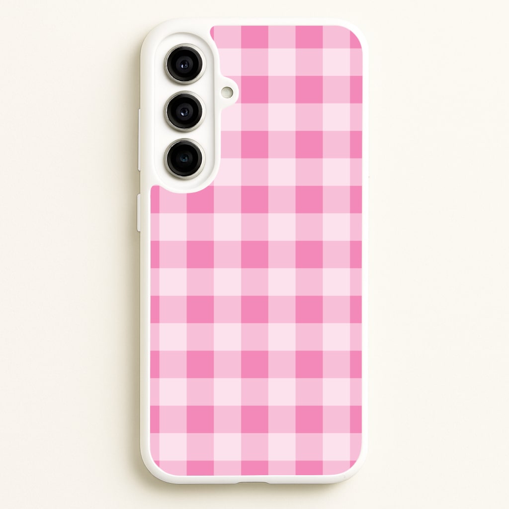 Strawberry Gingham Galaxy A56 Case
