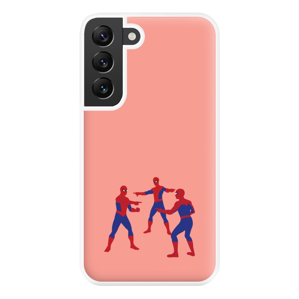Spider Hero Pointing Meme Galaxy S22 Plus Case