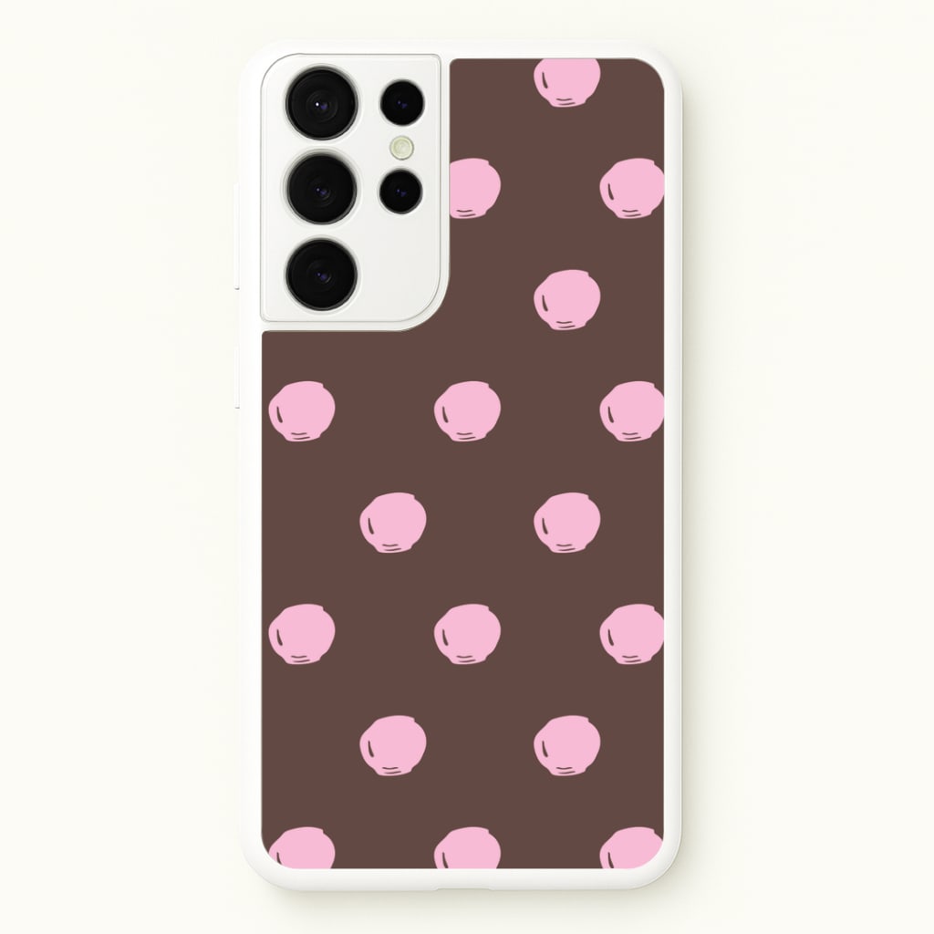Chocolate & Strawberry Buttons Galaxy S21 Ultra Case
