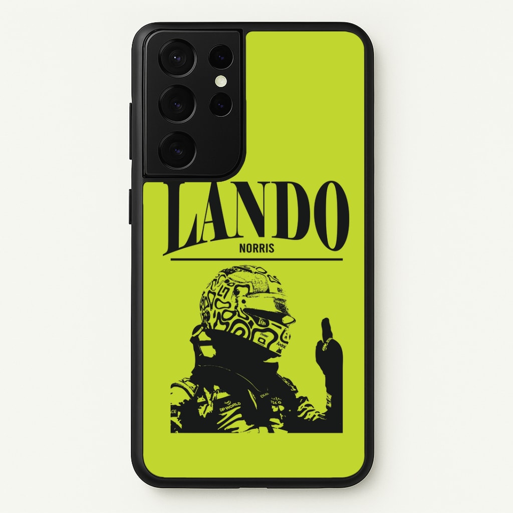 Lando Black And Green Galaxy S21 Ultra Case