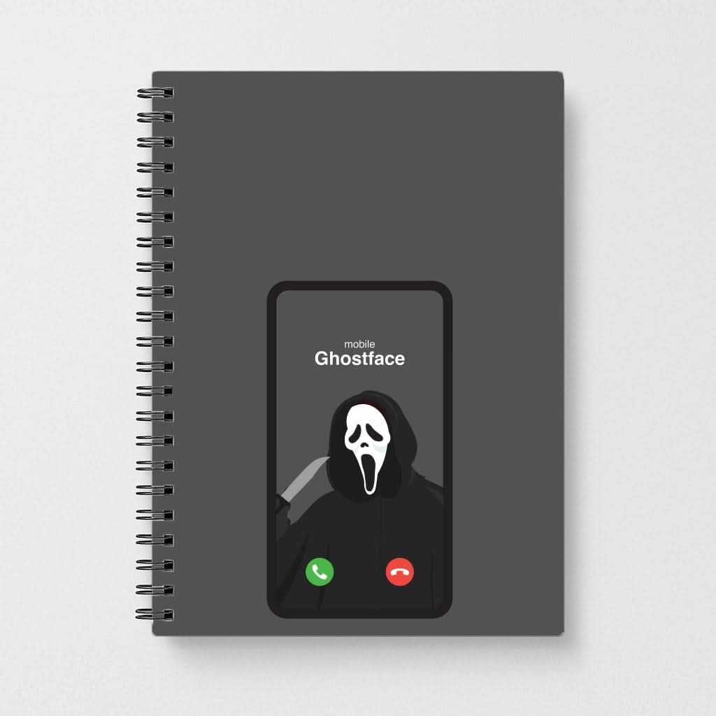 Caller ID Ghostface Notebook