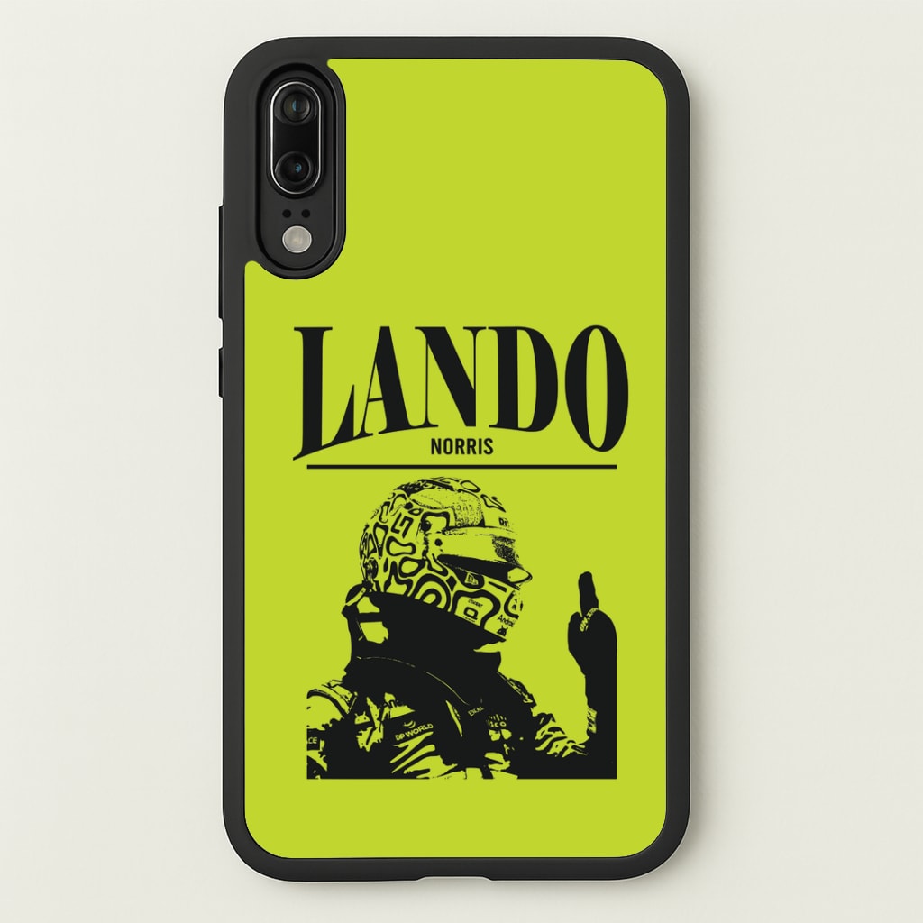 Lando Black And Green Huawei P20 Case