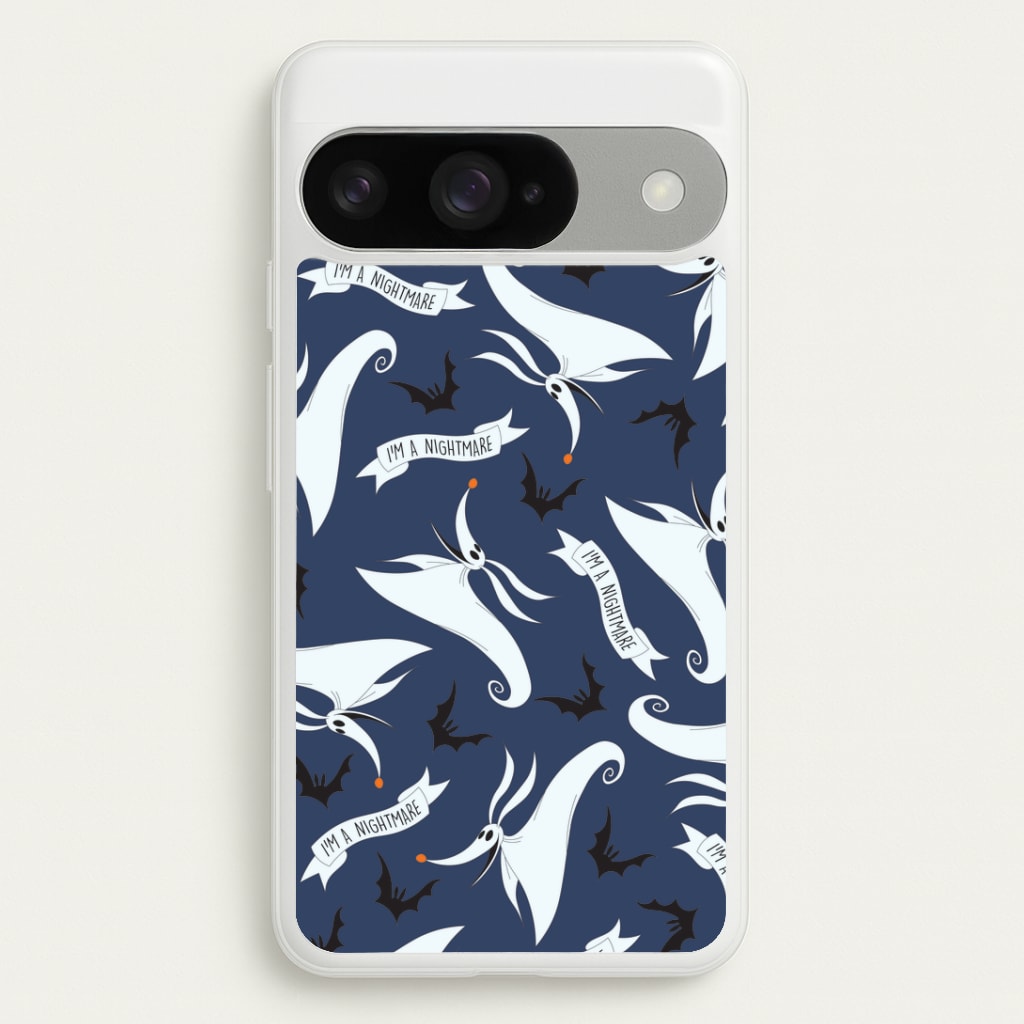 Skeleton Dog And Bats Pattern Google Pixel 10 / 10 Pro Case