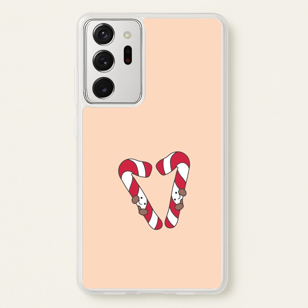 Christmas Candycane Plushies Galaxy Note 20 Ultra Case