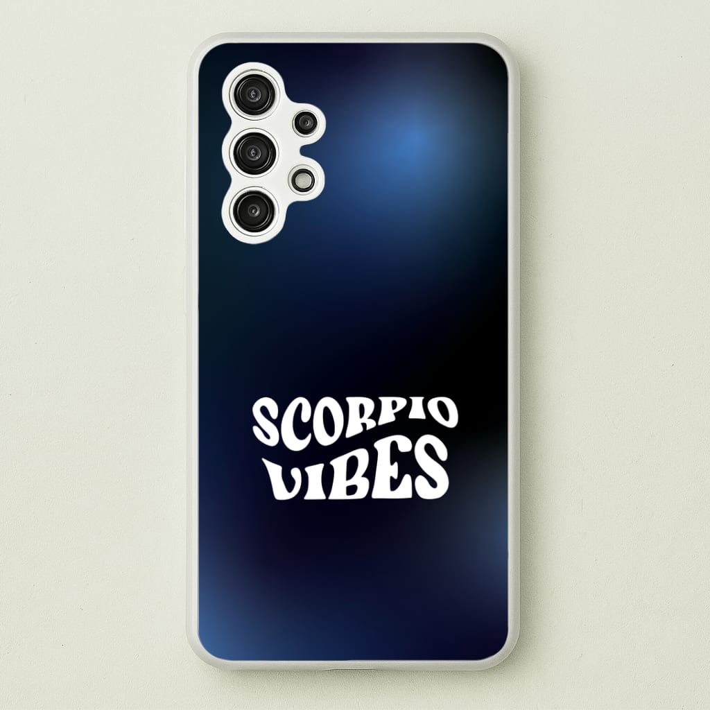 Scorpio Vibes Gradient Zodiac Galaxy A13 Case