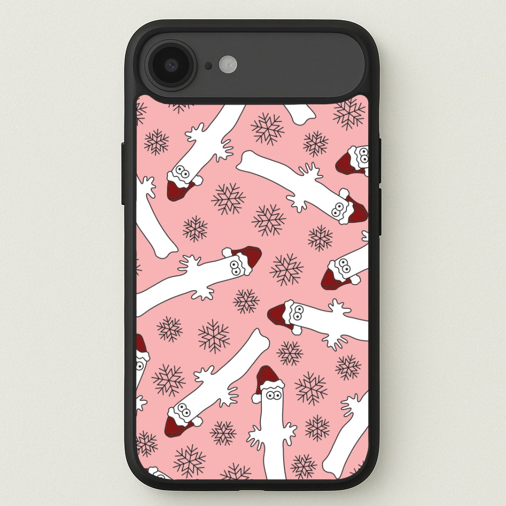 Wiggly Moom Xmas Hat Pattern iPhone 17 Air Case