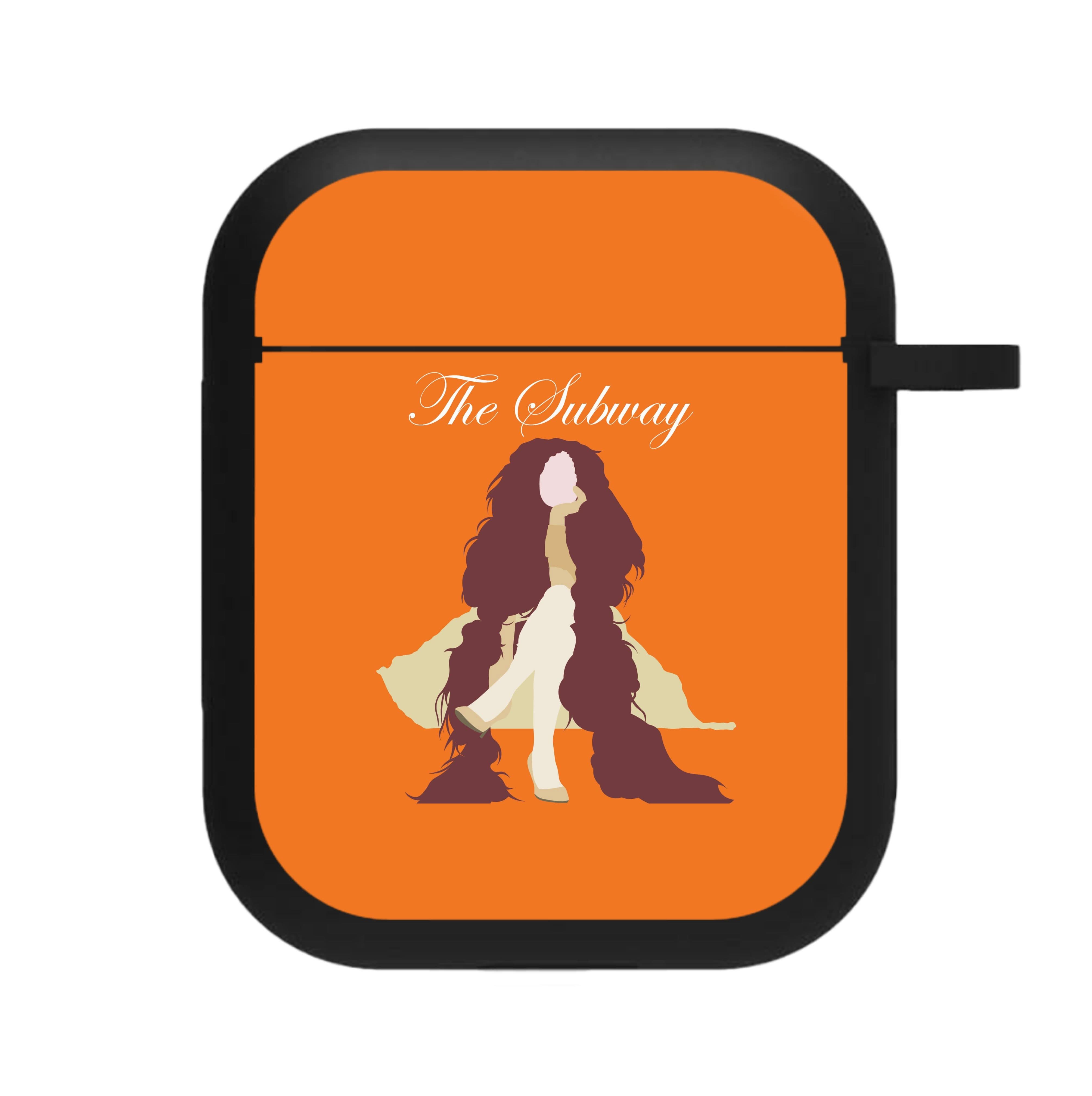 Subway Orange AirPods Case