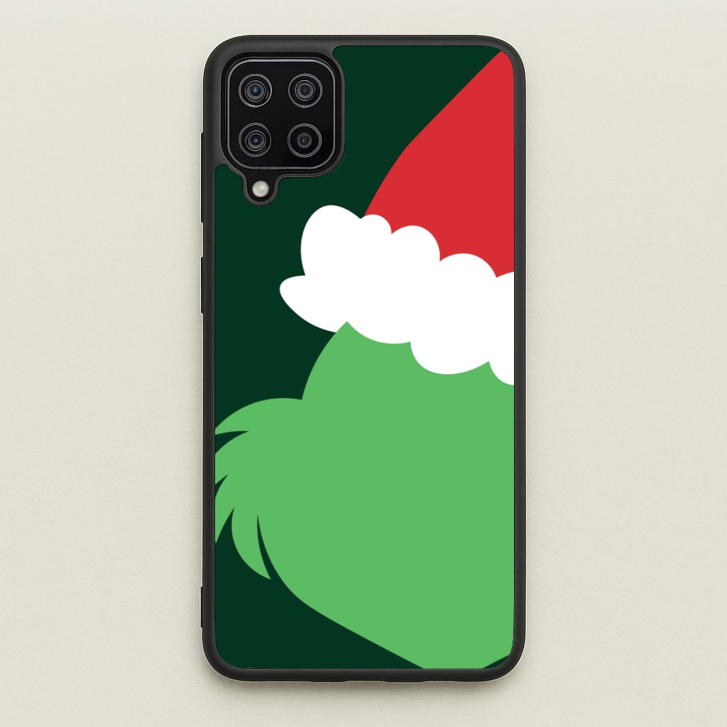 Green Creature Faceless Galaxy A12 Case