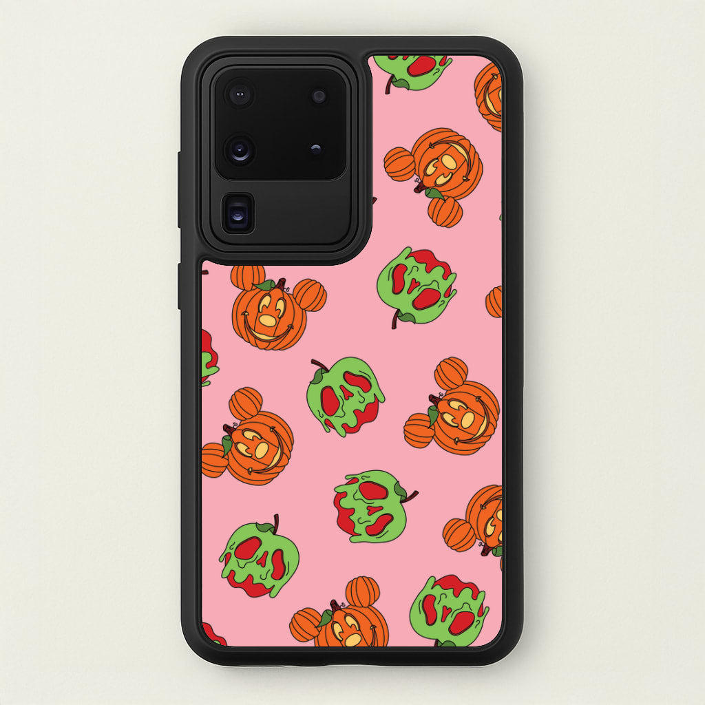 Pumpkin Mouse And Poison Apple Pattern Galaxy S20 Ultra Case
