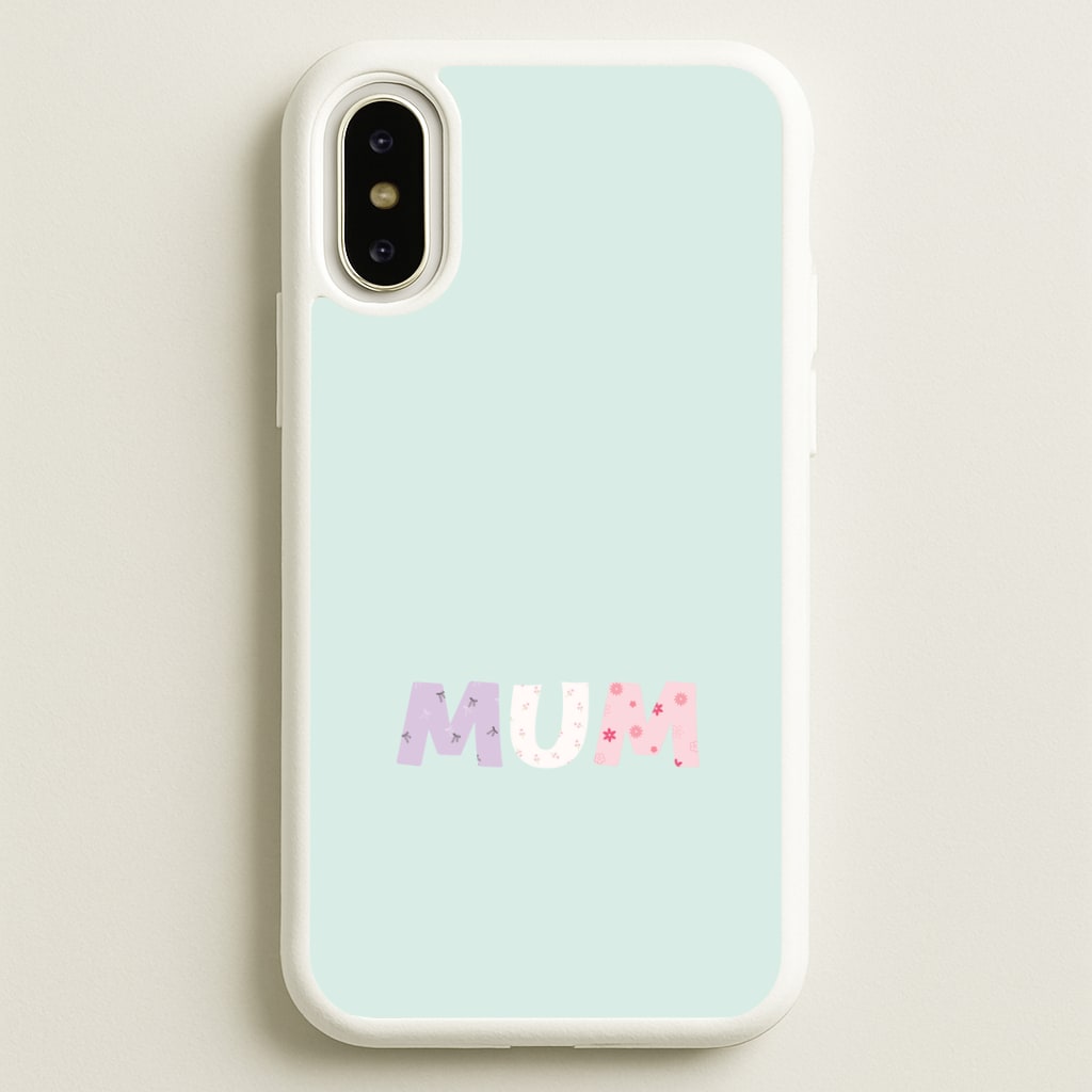 Mum Patchwork iPhone X / XS Case