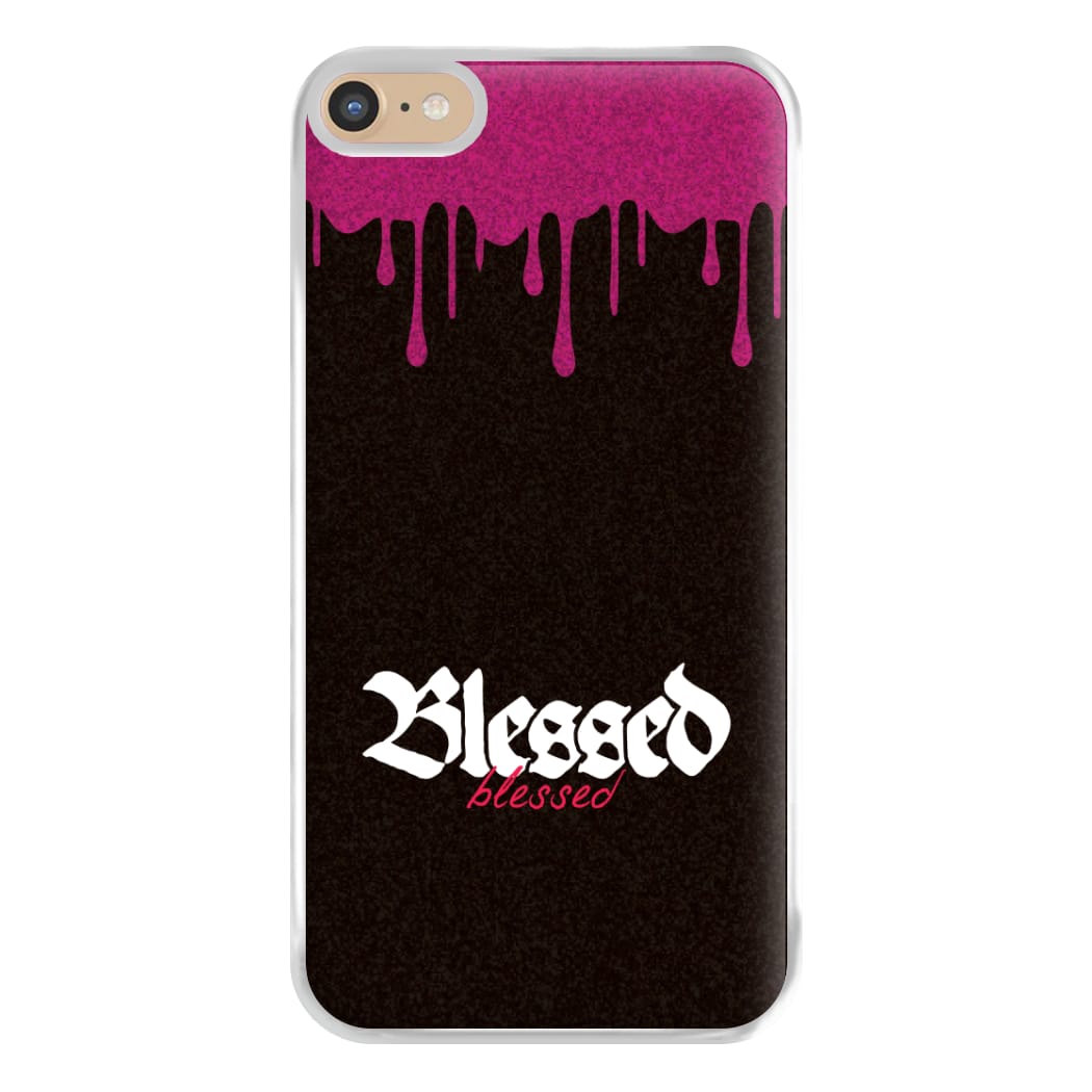 Glitter Blessed iPhone 6 Plus / 7 Plus / 8 Plus Case