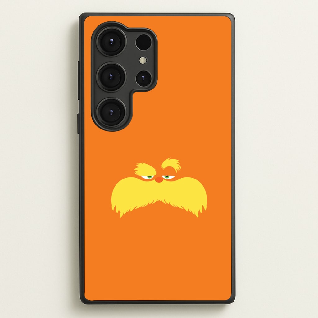 Orange Tree Creature Face Galaxy S25 Ultra Case