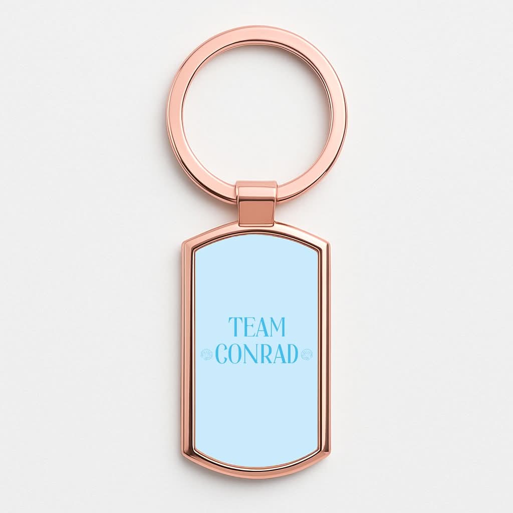 Seashells Team Conrad Rose Gold Keyring