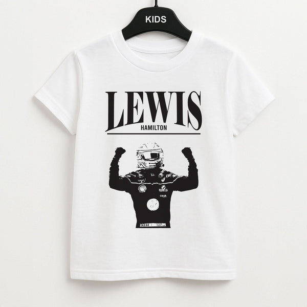 Lewis Red And Gold Kids Unisex T-Shirt
