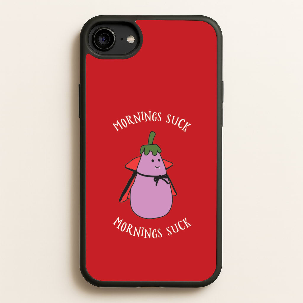 Mornings Suck Plush - Halloween iPhone 6 / 7 / 8 / SE Case