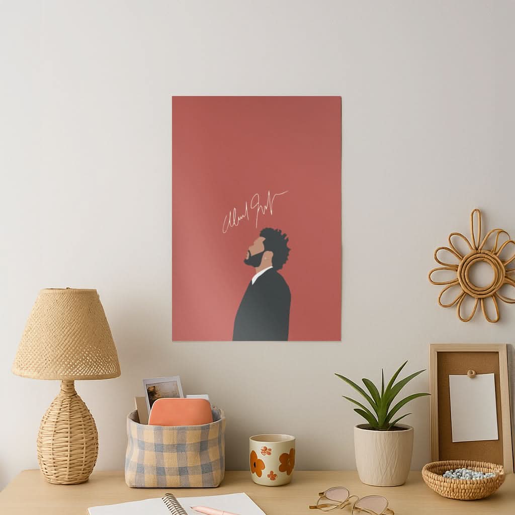 Canadian Singer Signature Art Print