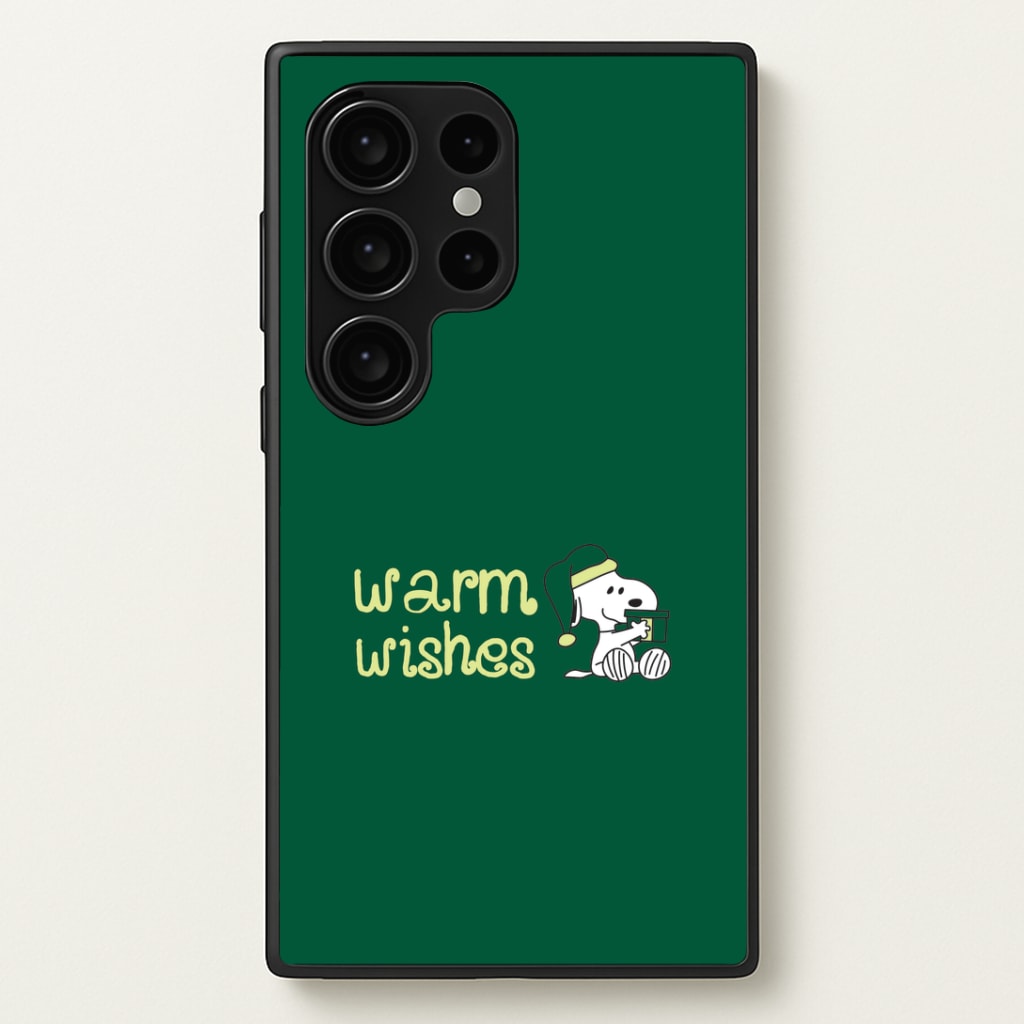 Cartoon Beagle Warm Wishes Galaxy S24 Ultra Case