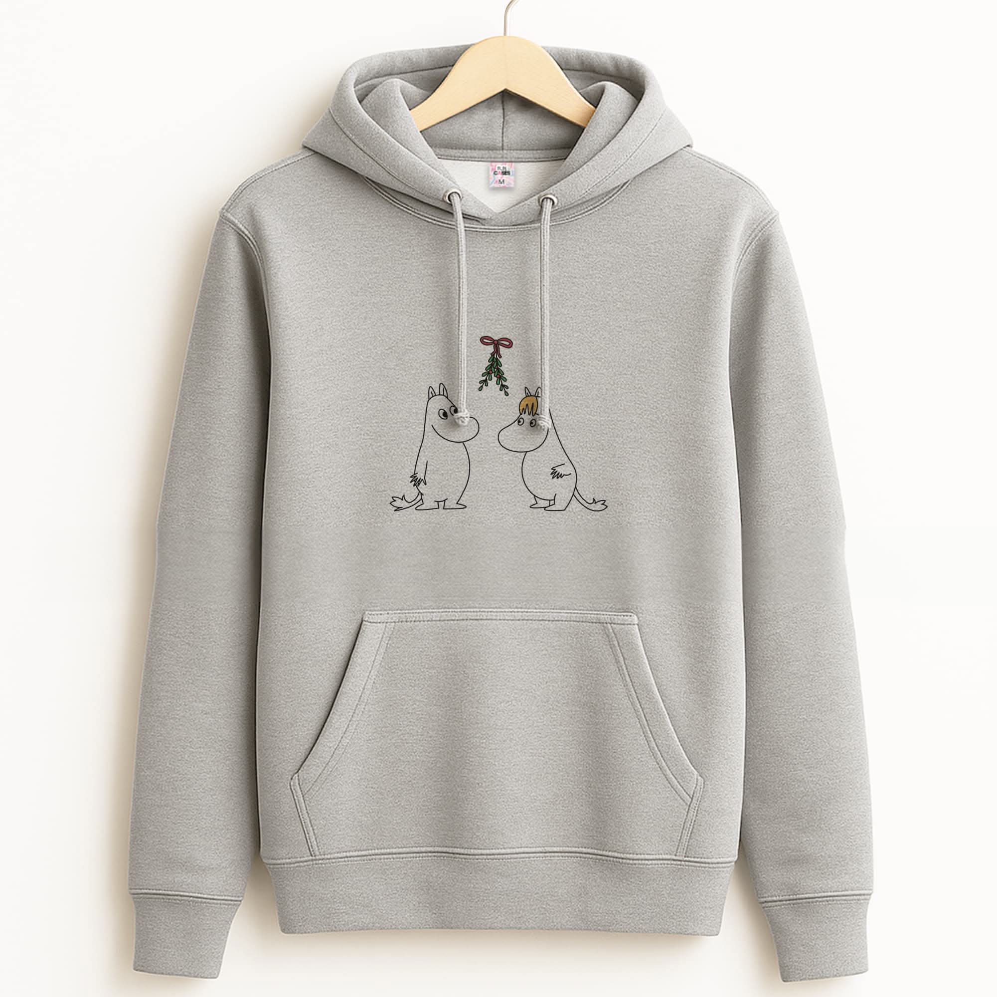 Mistletoe Mooms Unisex Grey Hoodie