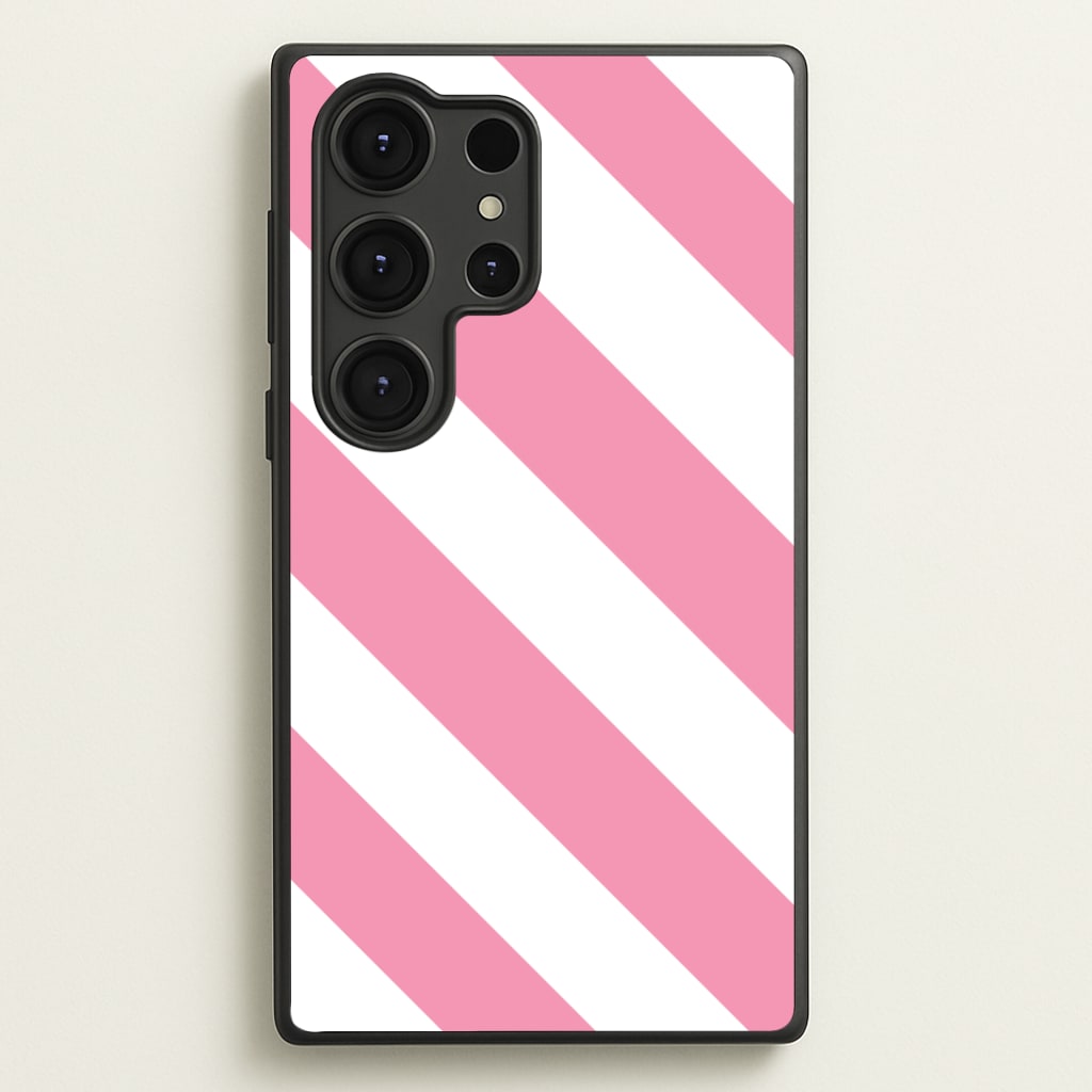 Candy Cane Stripes Galaxy S25 Ultra Case