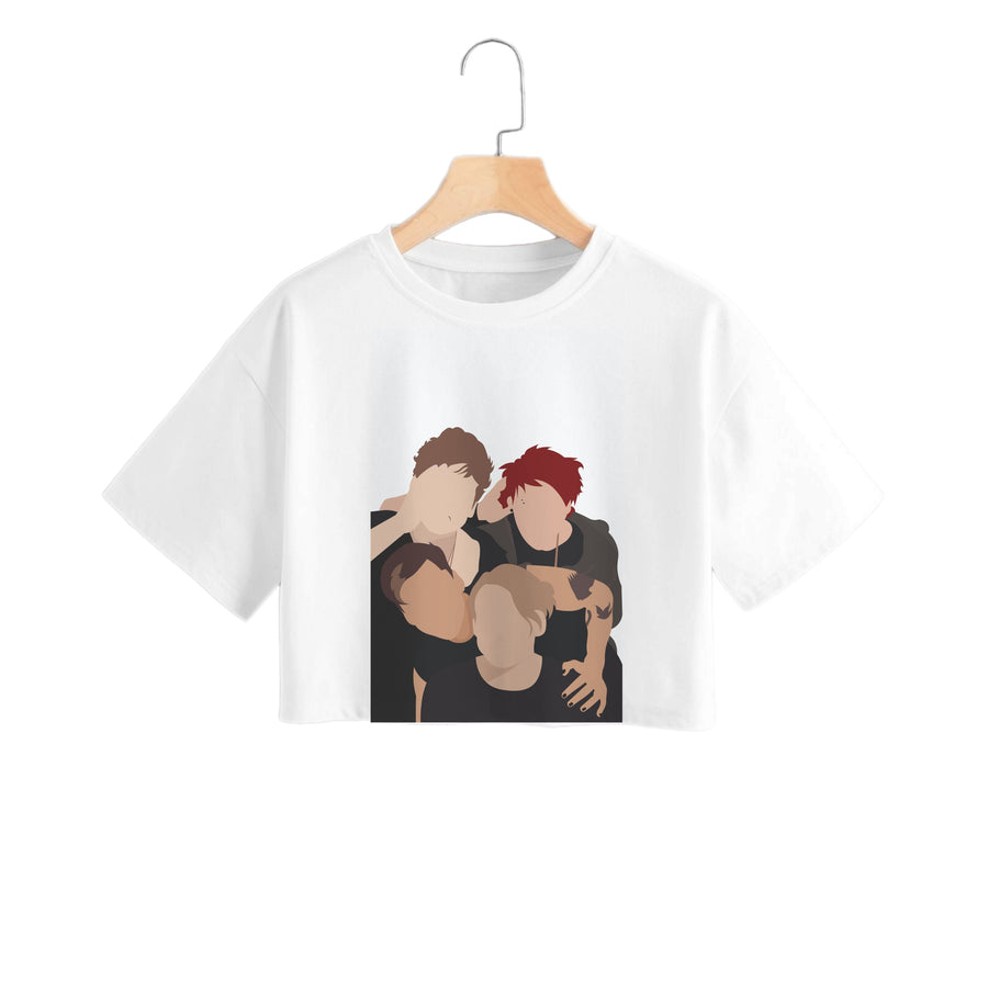 The Band - 5 Seconds Of Summer Crop Top