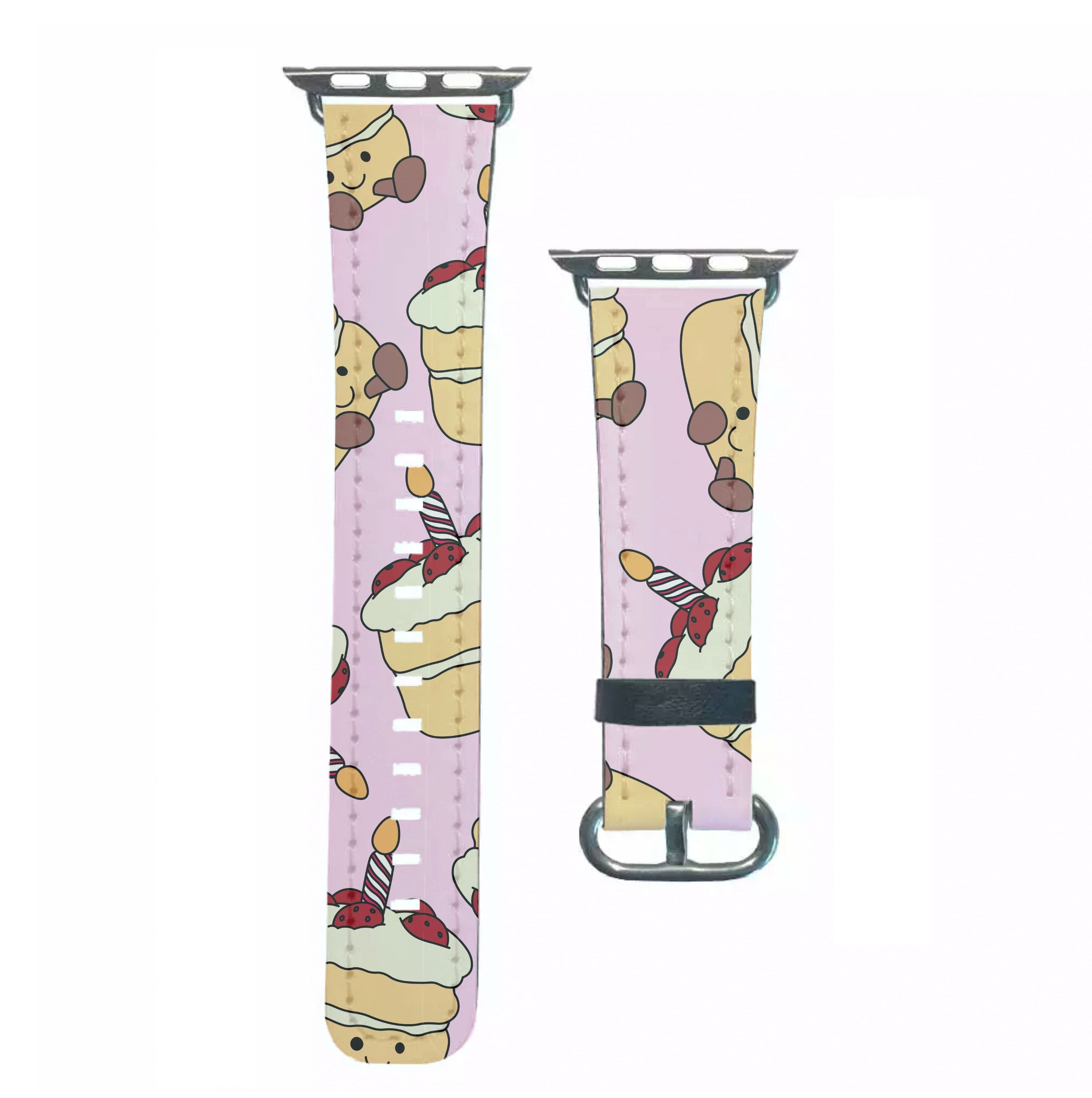 Cake Pattern - Plushy Apple Watch Strap