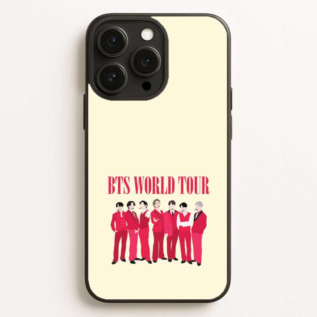 K-Pop Band World Tour 2026 iPhone 16 Pro Max Case