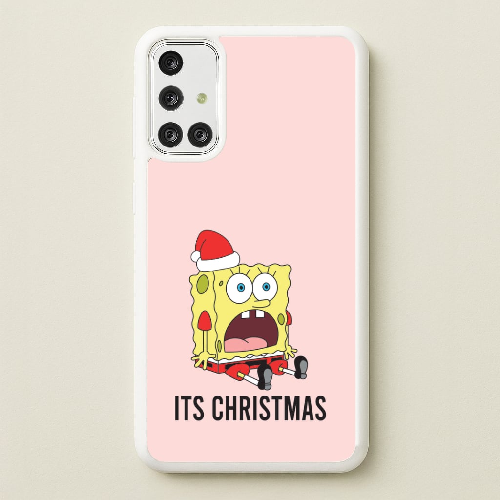 It's Christmas Cartoon Sponge Galaxy A71 Case