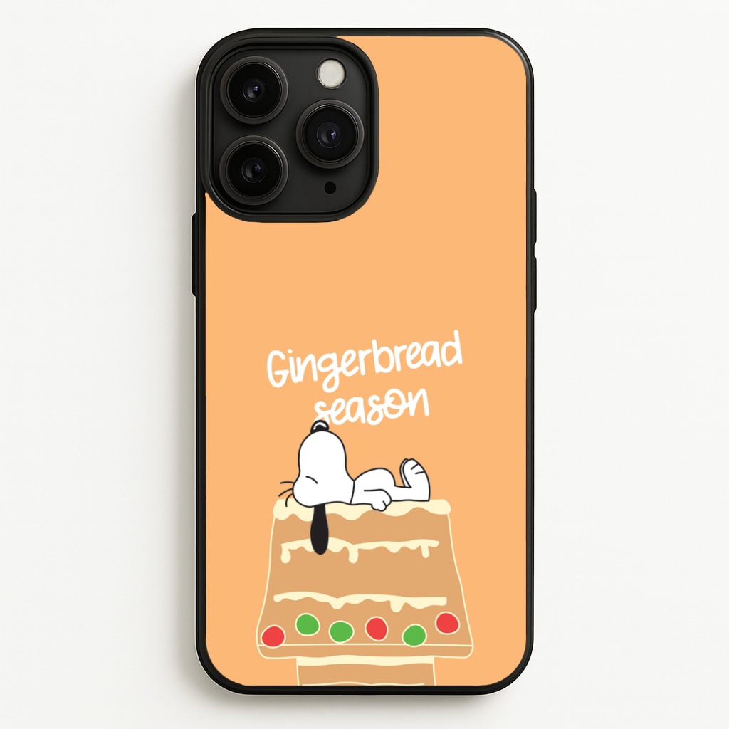Cartoon Beagle Gingerbread House iPhone 11 Pro Max Case