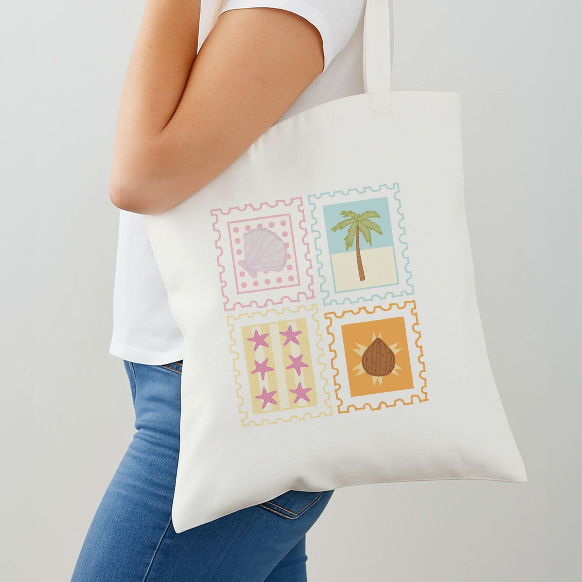 Tropical Stamps Shoulder Bag
