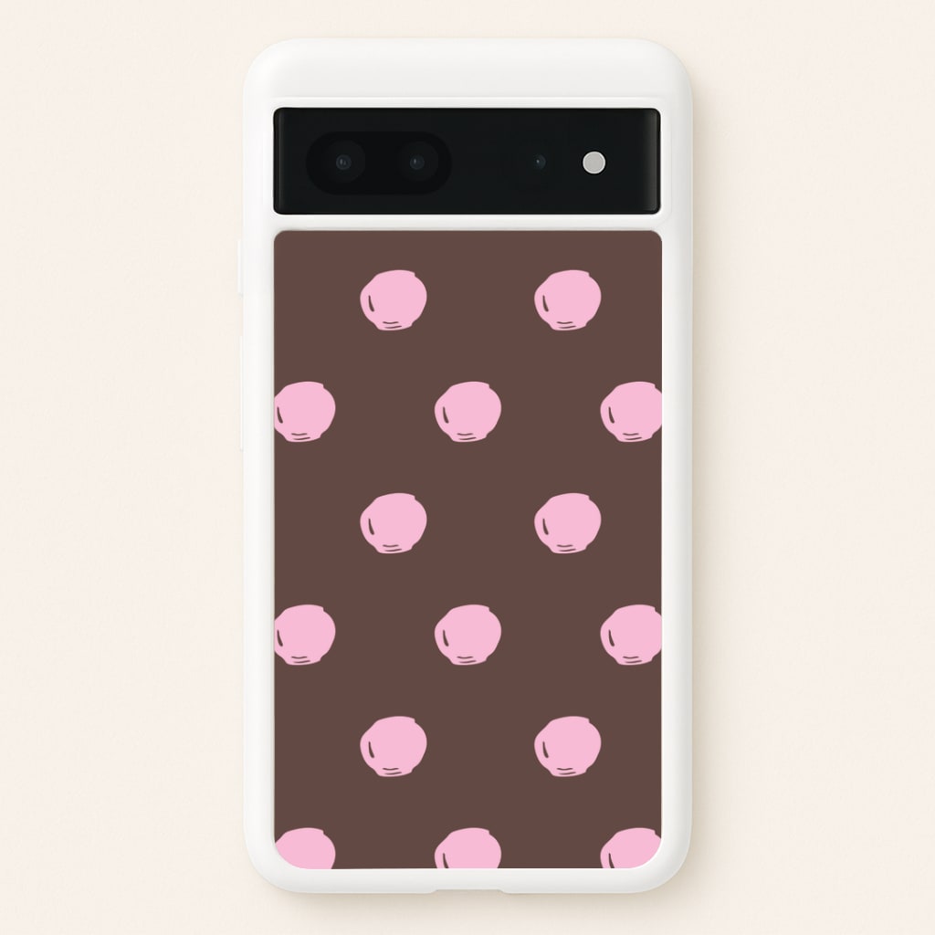 Chocolate & Strawberry Buttons Google Pixel 7 Case