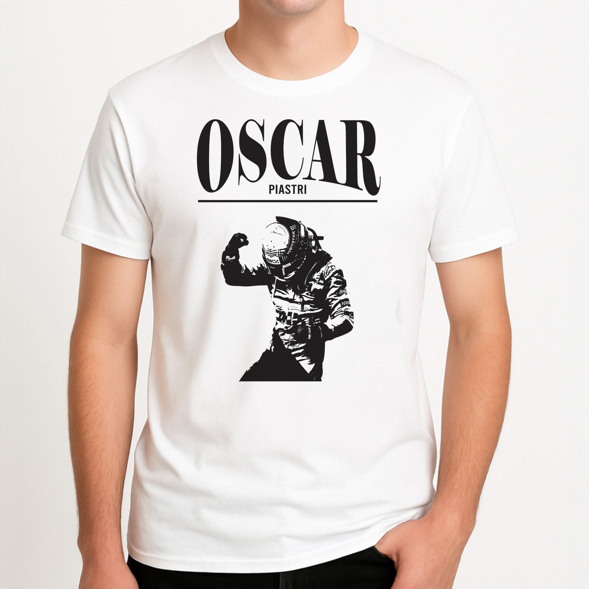 Oscar Orange And Black Mens T-Shirt