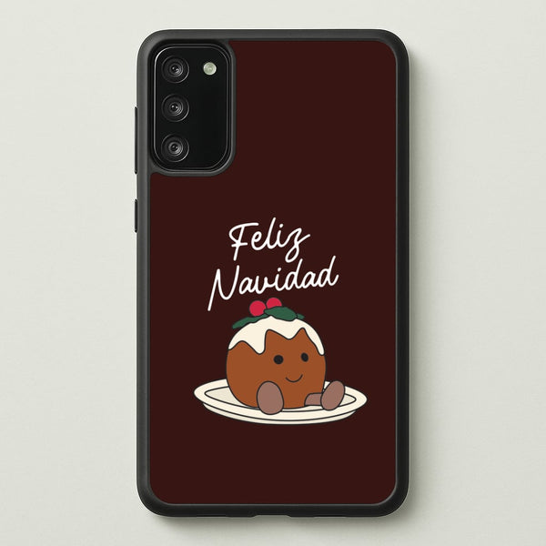 Christmas Pudding Plush Galaxy A41 Case