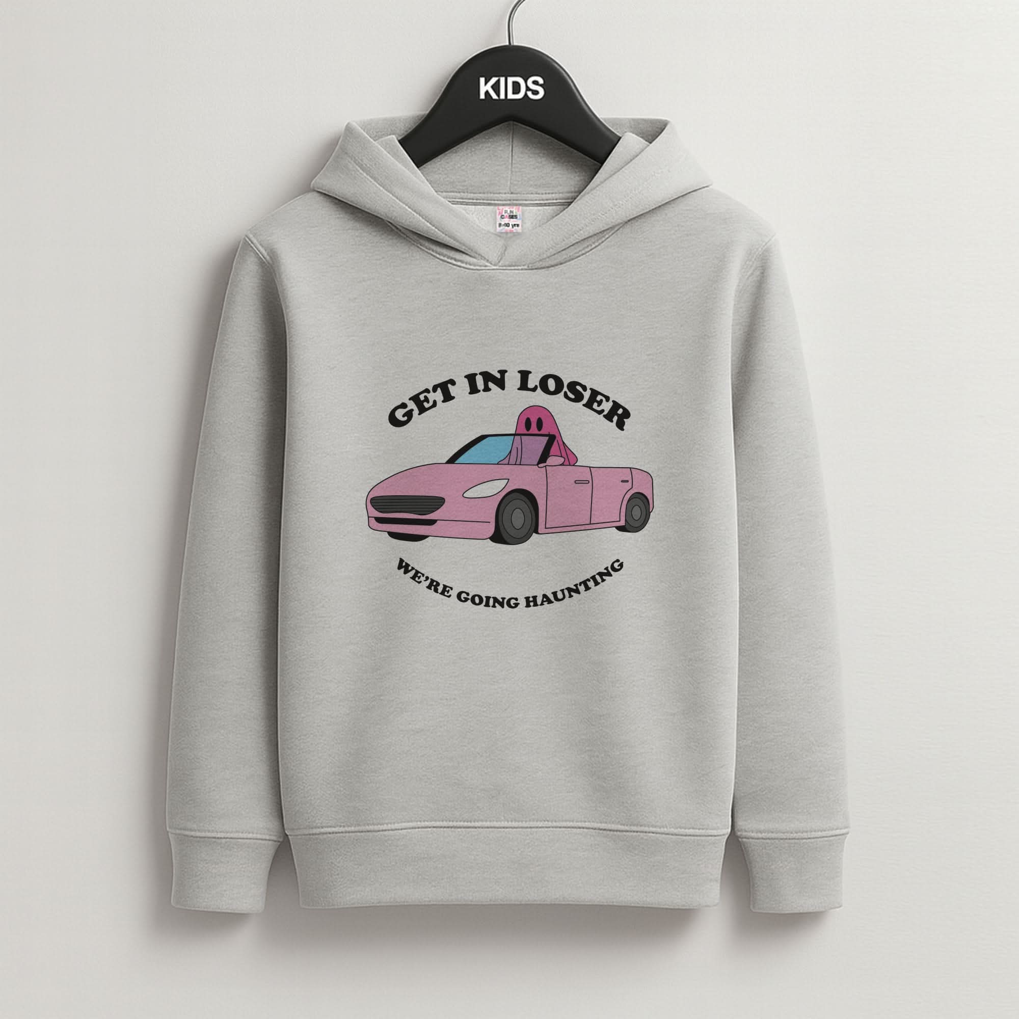 We're Going Haunting Grey Kids Hoodie