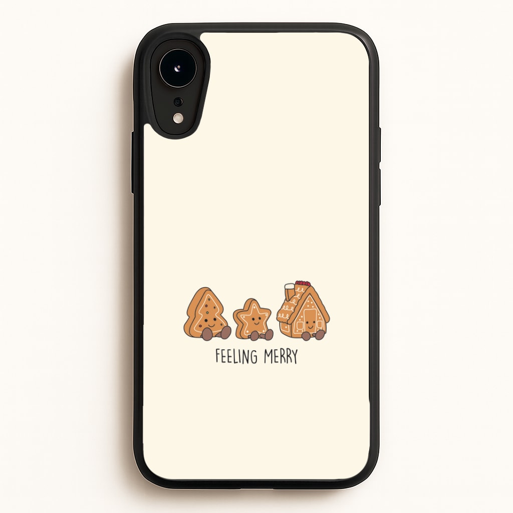 Gingerbread Plushies Quote iPhone XR Case