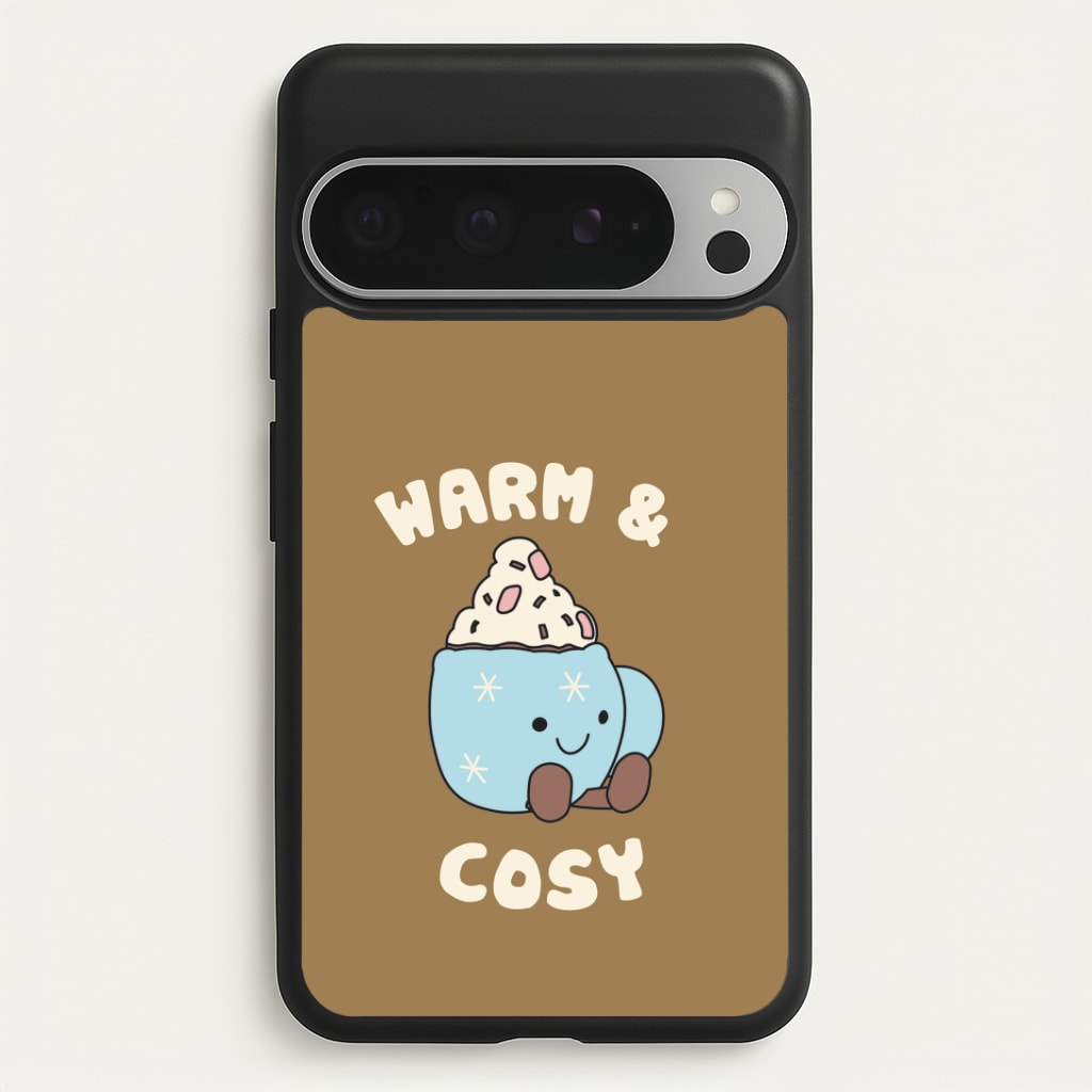 Hot Cocoa Plush Quote Google Pixel 9 Pro XL Case