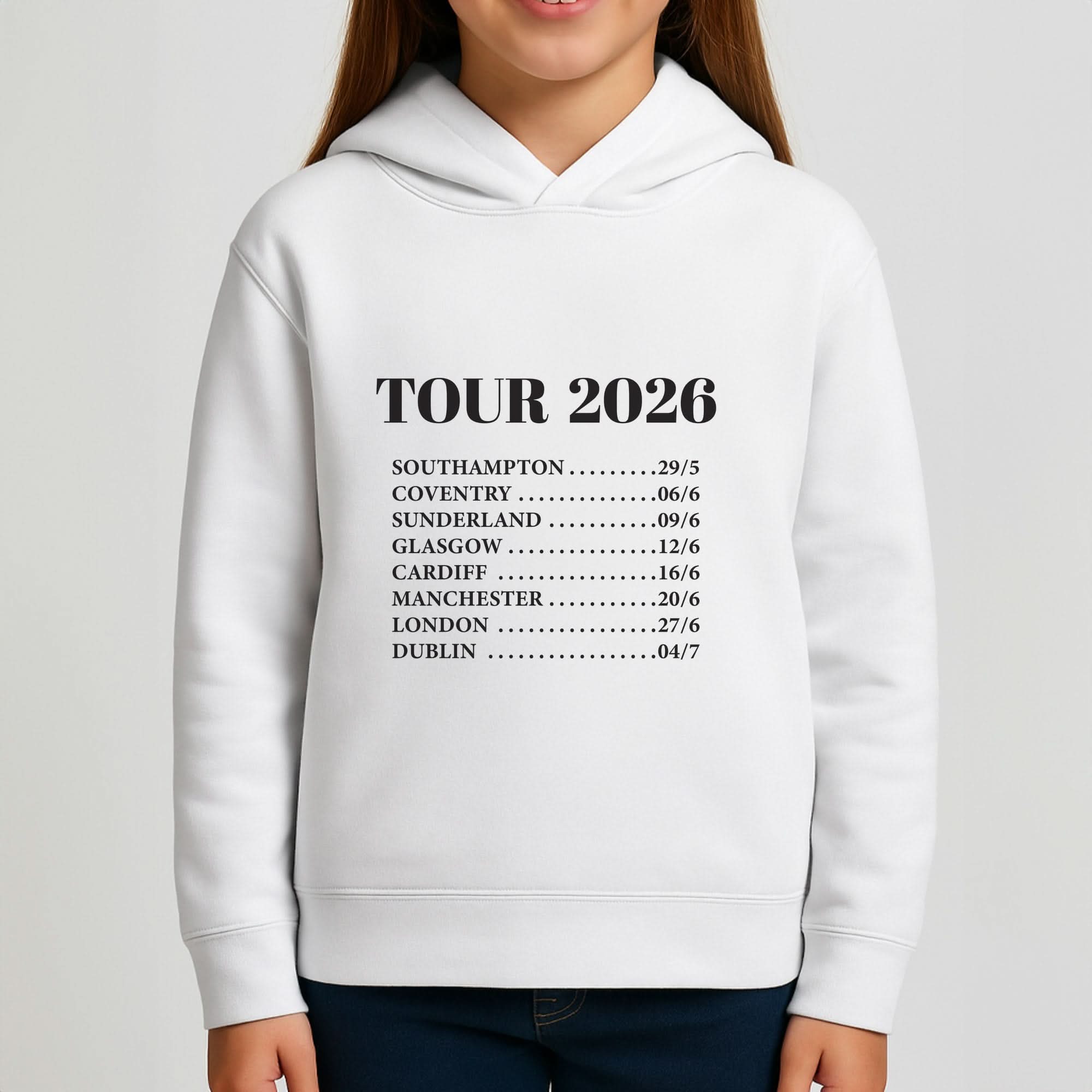 Band Tour 2026 Girls Hoodie
