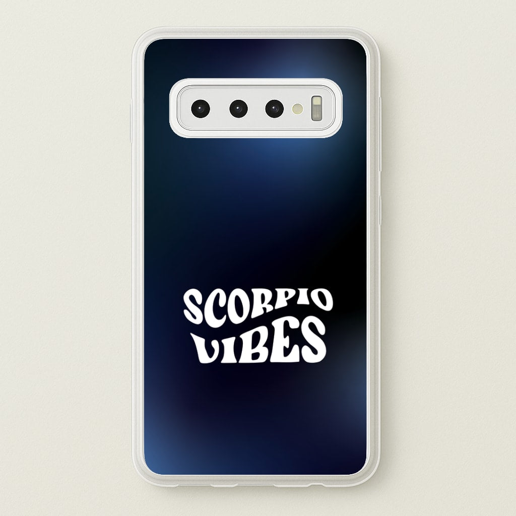 Scorpio Vibes Gradient Zodiac Galaxy S10 Plus Case