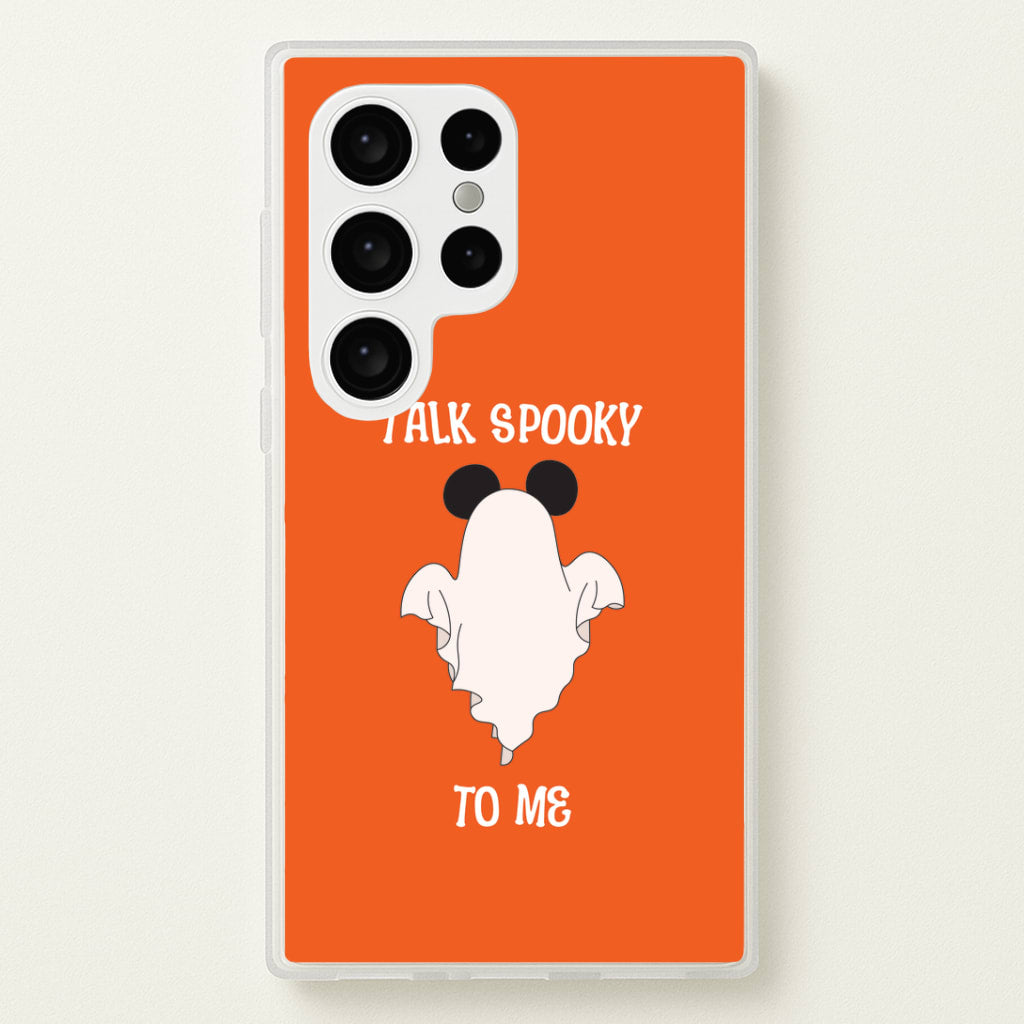 Talk Spooky To Me Mouse Ghost Galaxy S24 Ultra Case