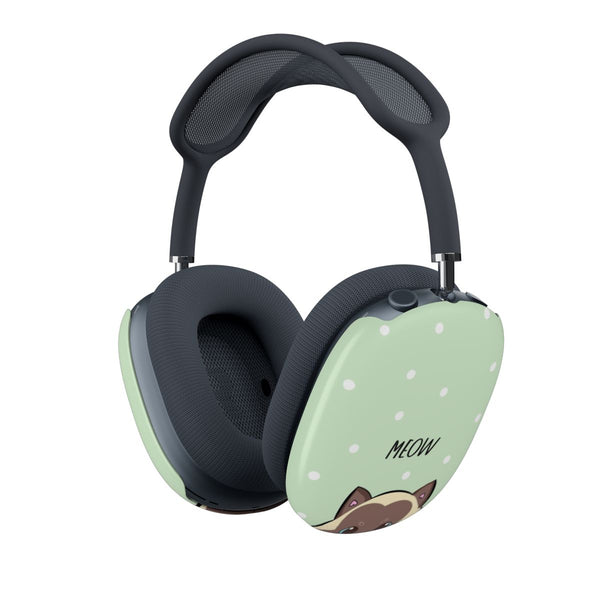 Meow Green - Cats AirPods Max Case
